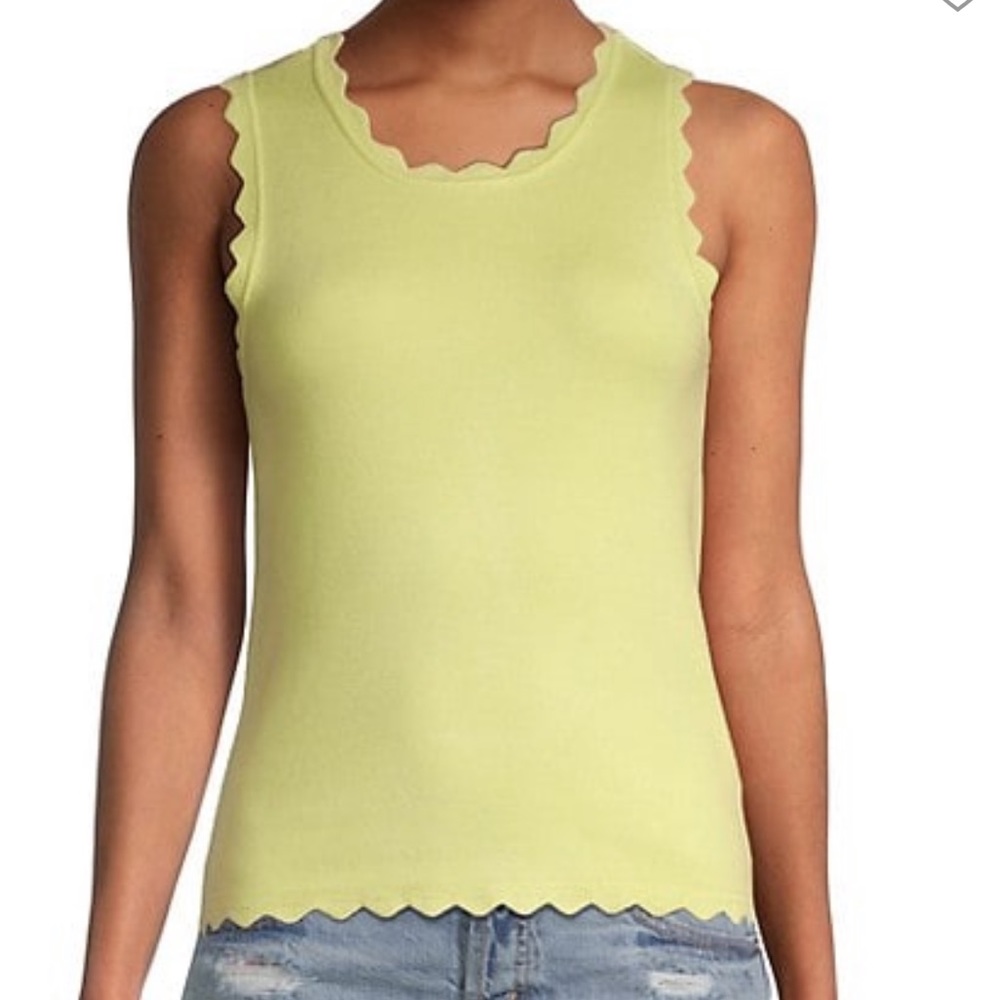 NWT❣️Design History Scolloped Tank Top